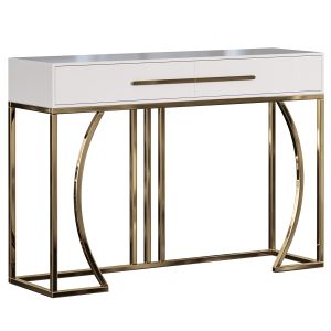 Drawers & Gold Console By Homary Collection