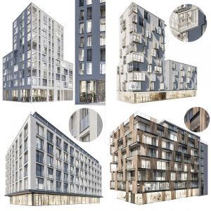 Modern residential buildings collection vol. 1