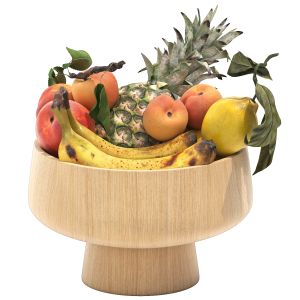 Bowl Of Tropical Fruits 05