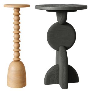 Anthropologie Side Tables Hudson And Statuette