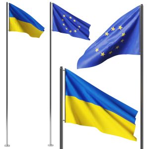 Flags - Ukraine - Eu