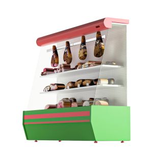 Shelves With Meat