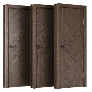 Wooden Door Set V11