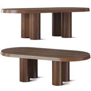 Solid Oak Eros Dining Table