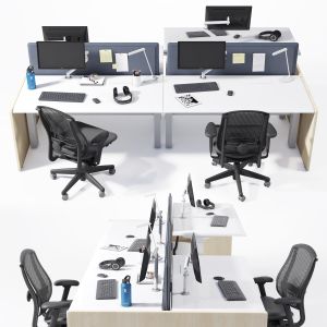 Renew Link Workstation & Celle Chair