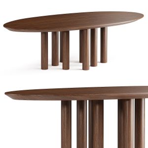 023 Solid Oak Dining Table