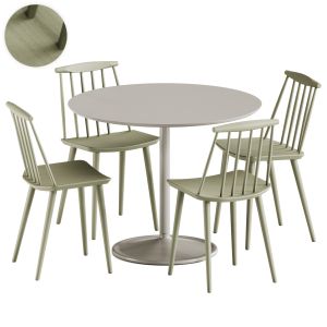 Muuto Soft Cafe Table And Chair J77 By Hay