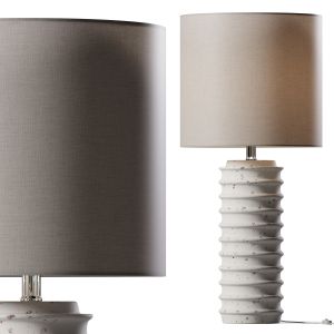 Pashmina Cylindrical Distressed Table Lamp