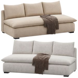 Four Hands Grant Armless Sofa By Homescapes