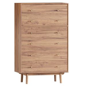 Keira Solid Wood 6 Drawer Dresser (34)