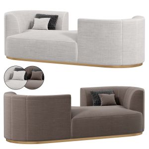 Four Hands Deandra Tete A Tete Chaise By Home Scap
