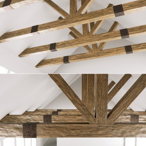 Wooden Ceiling Beams For Barn