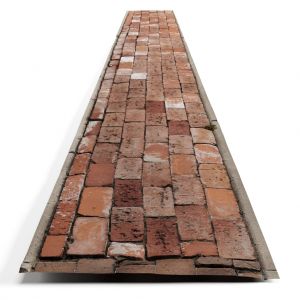Brick Sidewalk - 16K Scan