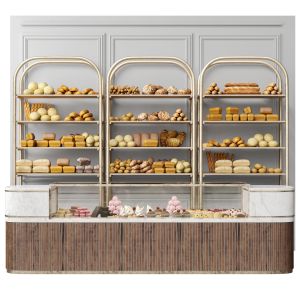 Large Bakery With Pastries And Desserts