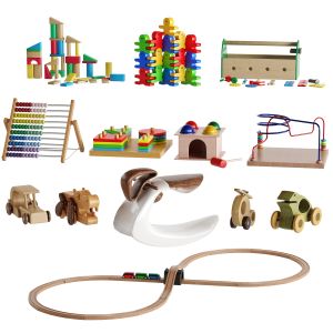 Children Room Set 3 Wooden Toys