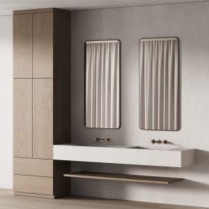 498 Bathroom Furniture 11 Japandi Kit In 2 Options