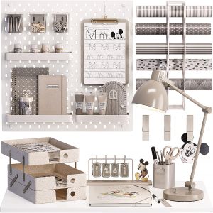M Study Desk Decor And Pinboard For Teenager kids