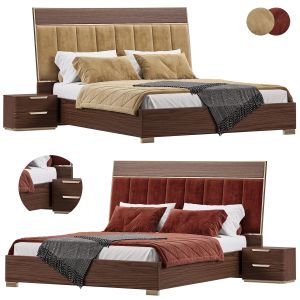 Mid Century Bed By Luxdeco Collection
