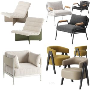 Armchairs furniture collection vol.1
