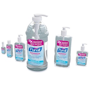 Bottles With Antiseptic Disinfectant