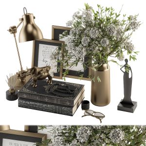 Decorative Set With Bouquet - Set 68