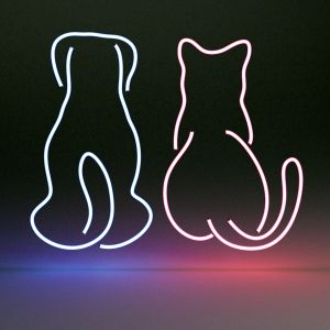 Cat And Dog Neon