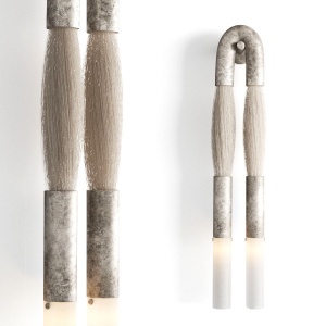 Horsehair Sconce by Apparatus Studio