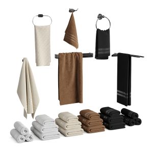 Set Of Towels For Bathroom Set 01