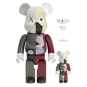 Bearbrick / Kaws Dissected Companion Brown (2010)