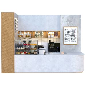 Design Project Of A Coffee House In A Minimalist