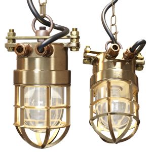Pendant Lamp German Cast Brass