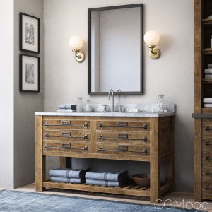 Mercantile Extra-wide Single Vanity Sink