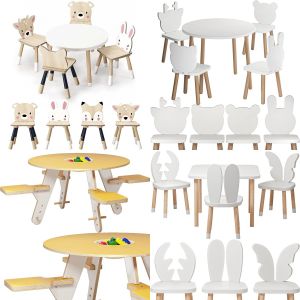 Table and Chair for children vol.01