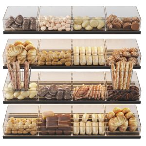 Rack With Bread And Bakery Products