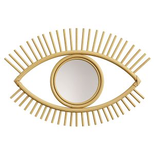 Loft Concept Eye Wicker Mirror