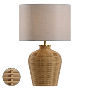 Larger Rattle Table Lamp