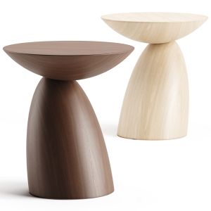 Wooden Parabel Side Tables