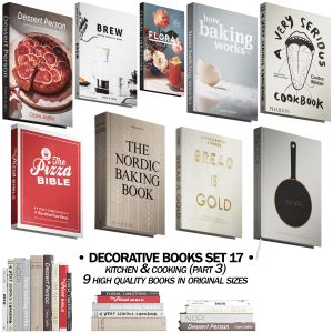 146 Decorative Books Set 17 Kitchen And Cooking P3