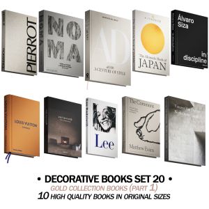 211 Decorative Books Set 20 Gold Collection Part 1