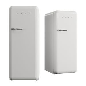 SMEG 24" retro-style fridge, White