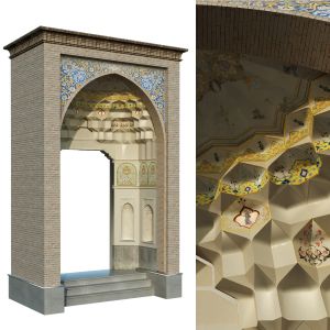 Old Turkish Arch Muqarnas Set 142
