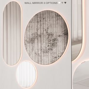 215 Inbani Strato Round And Oval Mirror By Norm
