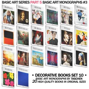 051_decorative Books Set 10 Basic Art Series 05