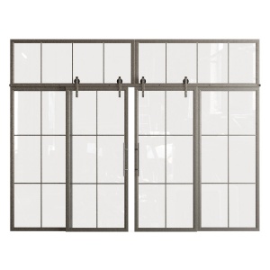 Glass partition (doors)