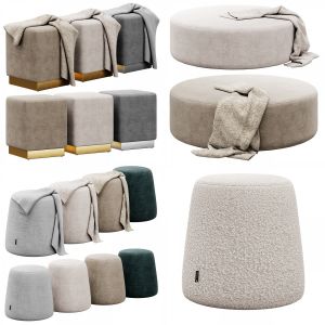 Poufs and ottomans collection 3