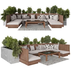 Backyard And Landscape Furniture Dining Zone Set