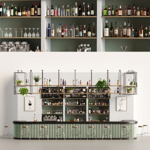 Bar 10 Hotle Bar (70 Bottles + Bar Items)
