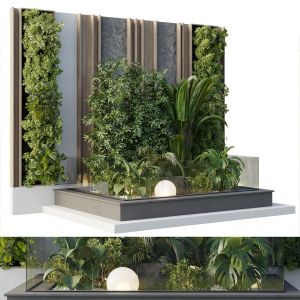 Vertical Wall Garden With Wood Frame - Outdoor Gar