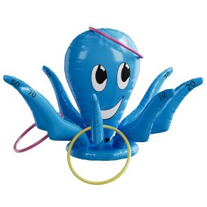 Inflatable Smiling Octopus Ring Toss Game
