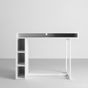 Public White Counter Dining Table